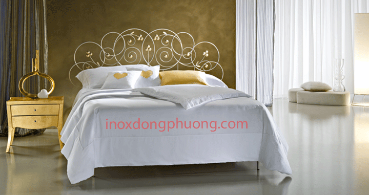 1Những mẫu giường ngủ inox đẹp - độc đáo - sang trọng cho căn phòng