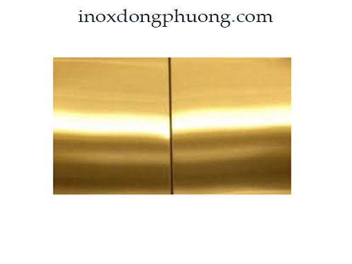 Tấm inox 201 vàng gương dày 0.7mm
