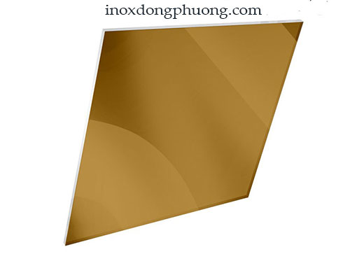 Tấm inox 201 vàng gương dày 1mm