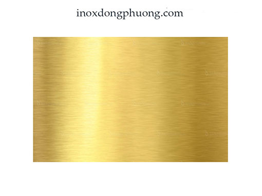 Tấm inox 201 vàng xước dày 0.6mm