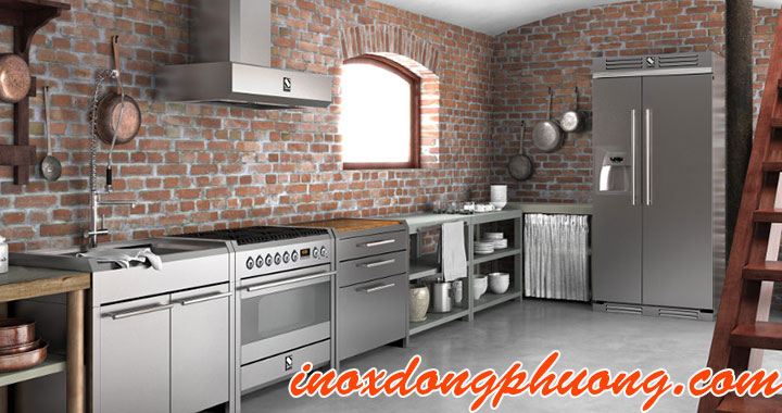 1Trang trí tủ bếp bằng inox sự lựa chọn hoàn hảo cho ngôi nhà bạn