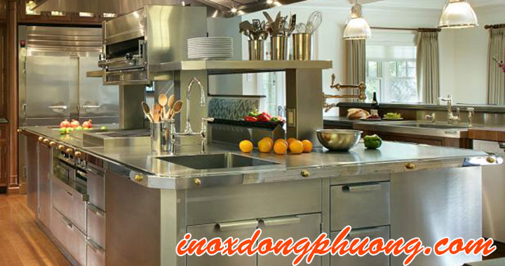 2Trang trí tủ bếp bằng inox sự lựa chọn hoàn hảo cho ngôi nhà bạn