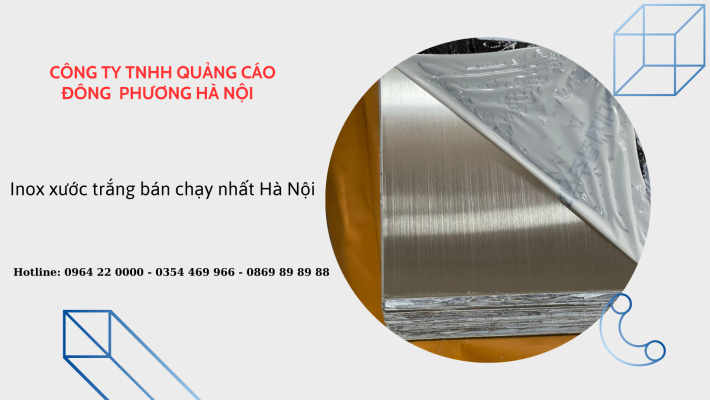 Tấm inox xước trắng bán chạy nhất Hà Nội